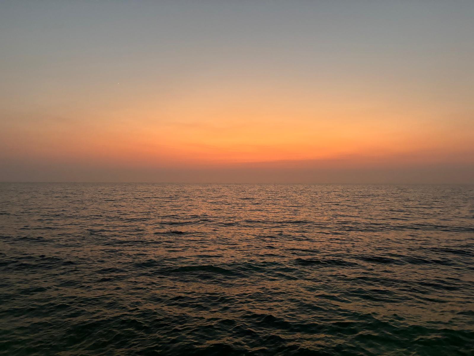 Sunset over the Red Sea